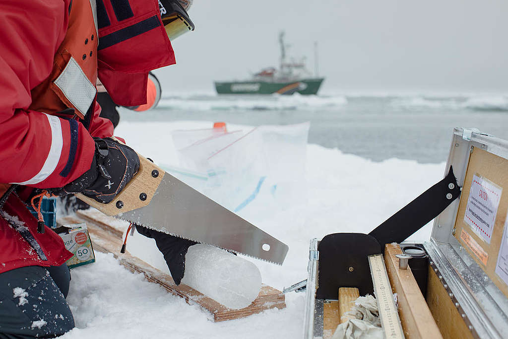 Science Research in the Arctic. © Denis Sinyakov / Greenpeace