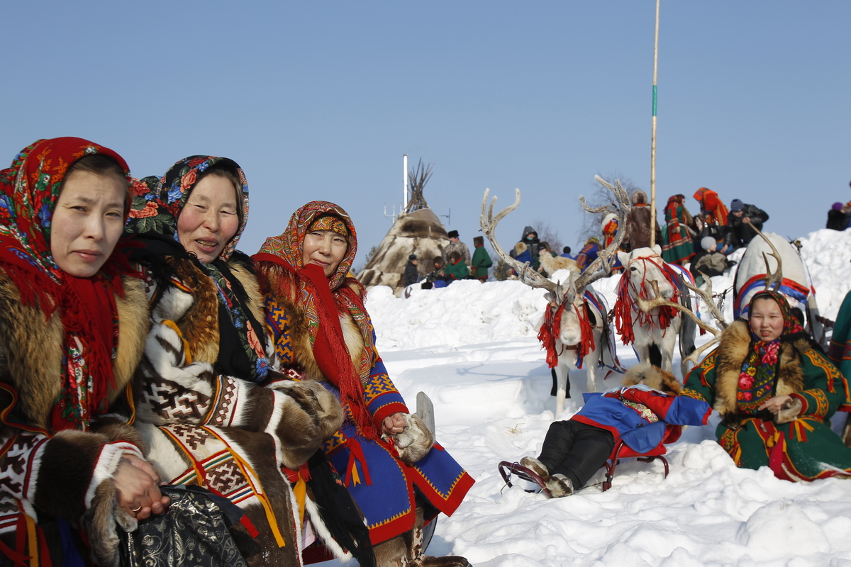 Indigenous Community in Western Siberia. © Denis Sinyakov / Greenpeace