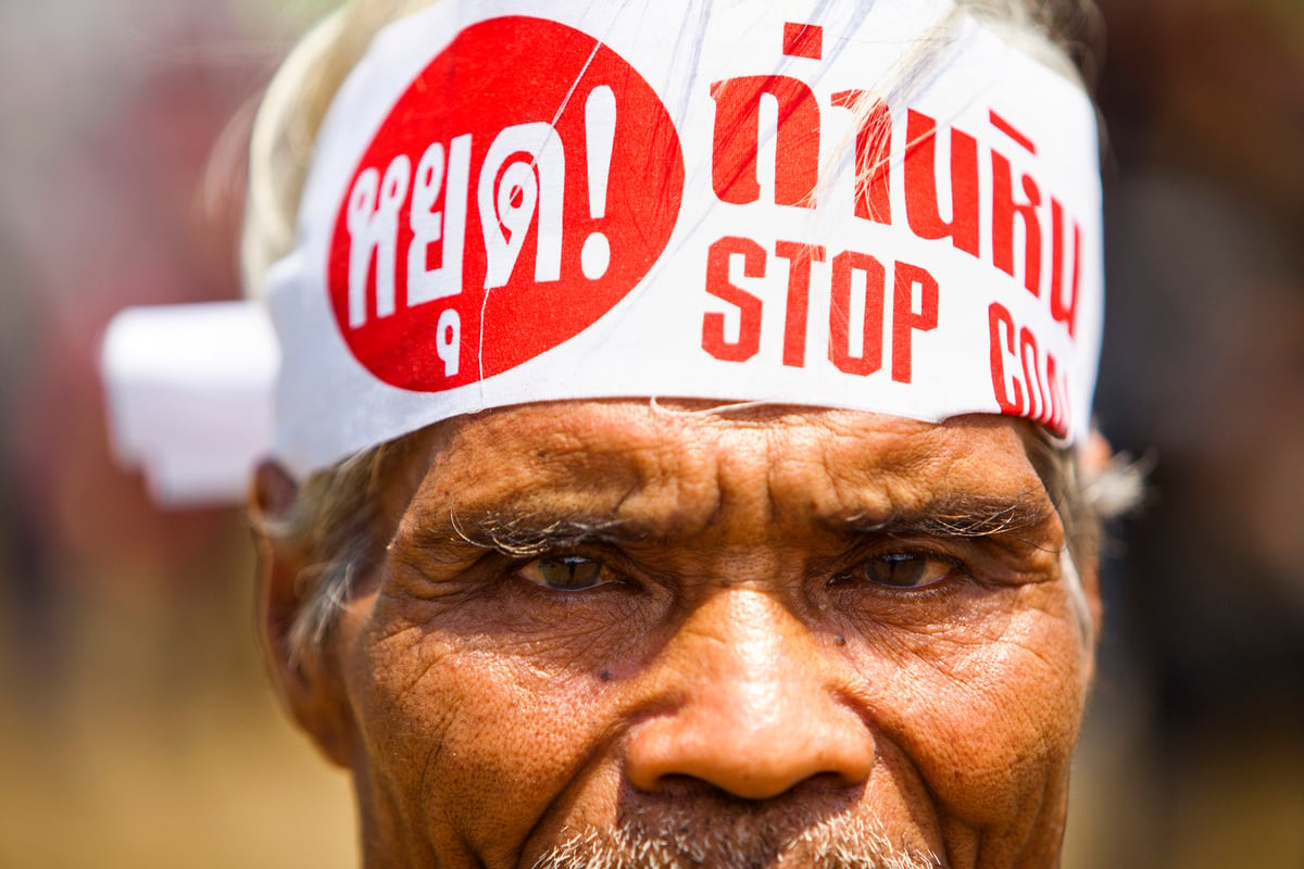 Protest against Proposed Coal Plant in Thailand. © Athit Perawongmetha / Greenpeace