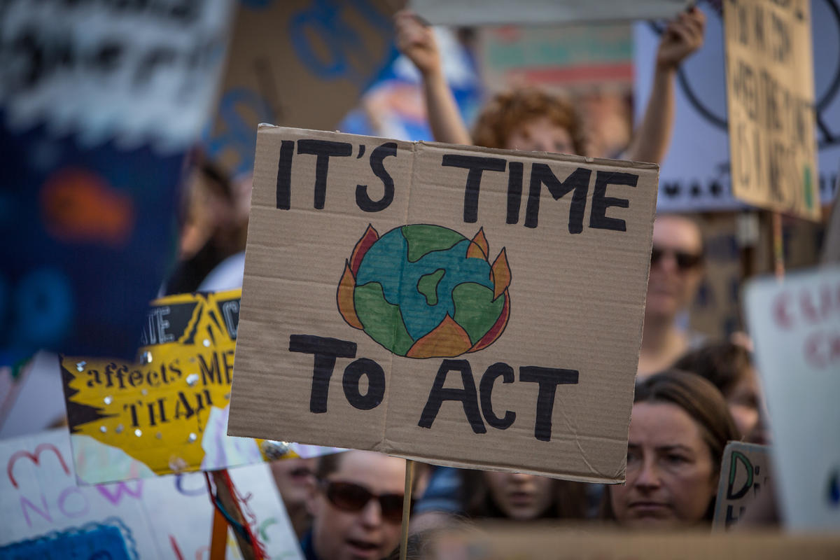 Global Climate Strike in Edinburgh. © Jeremy Sutton-Hibbert / Greenpeace