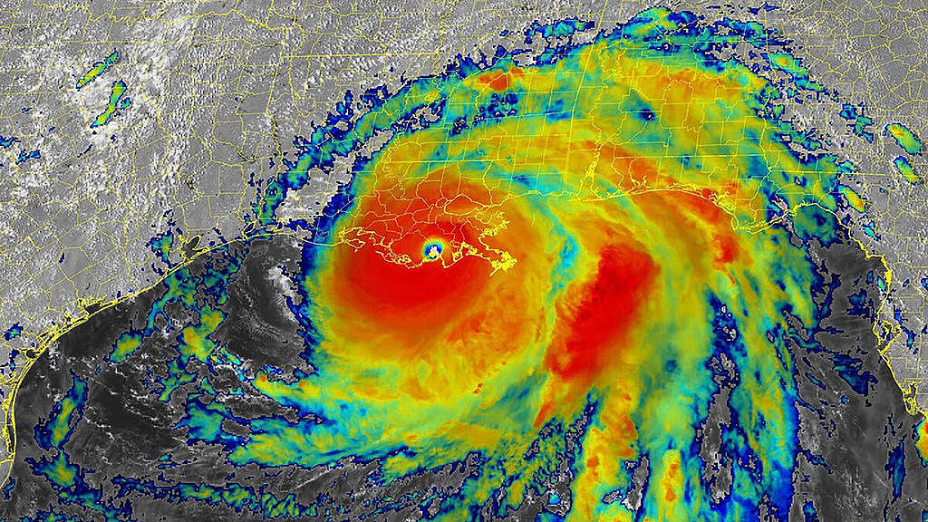 Hurricane Ida Hits Louisiana. © NOAA