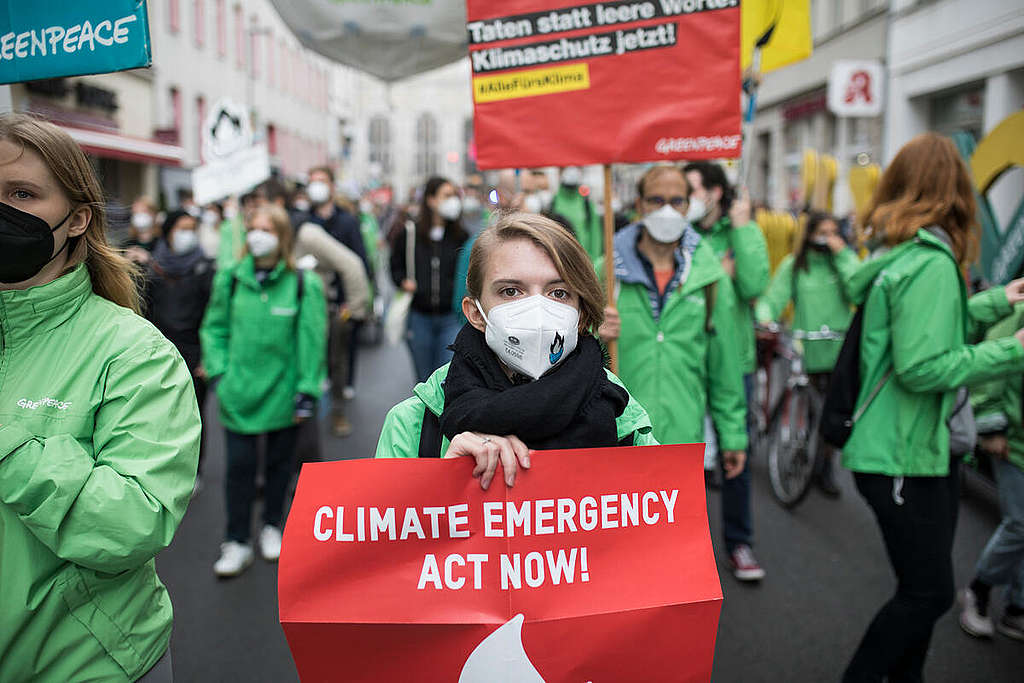 Climate Strike 2021 in Berlin. © Sina Niemeyer / Greenpeace