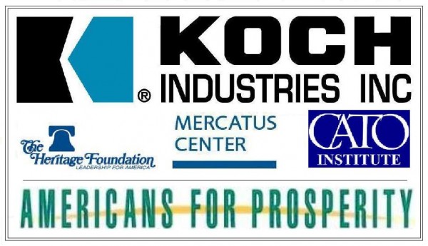 Koch and front groups
