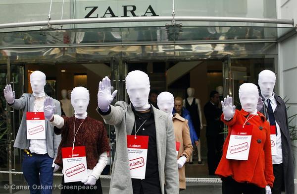 Greenpeace asks Zara to detox their fashion