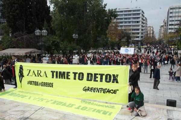 Greenpeace asks Zara to detox their fashion
