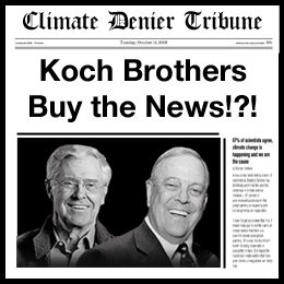 Koch bros climate denial tribune