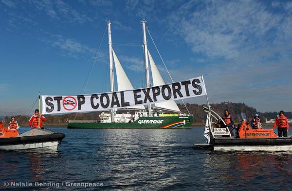 Rainbow Warrior Coal Export Terminal Site