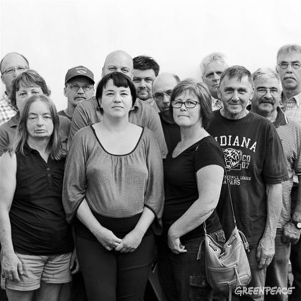 People affected by the proposed pipeline Energy East