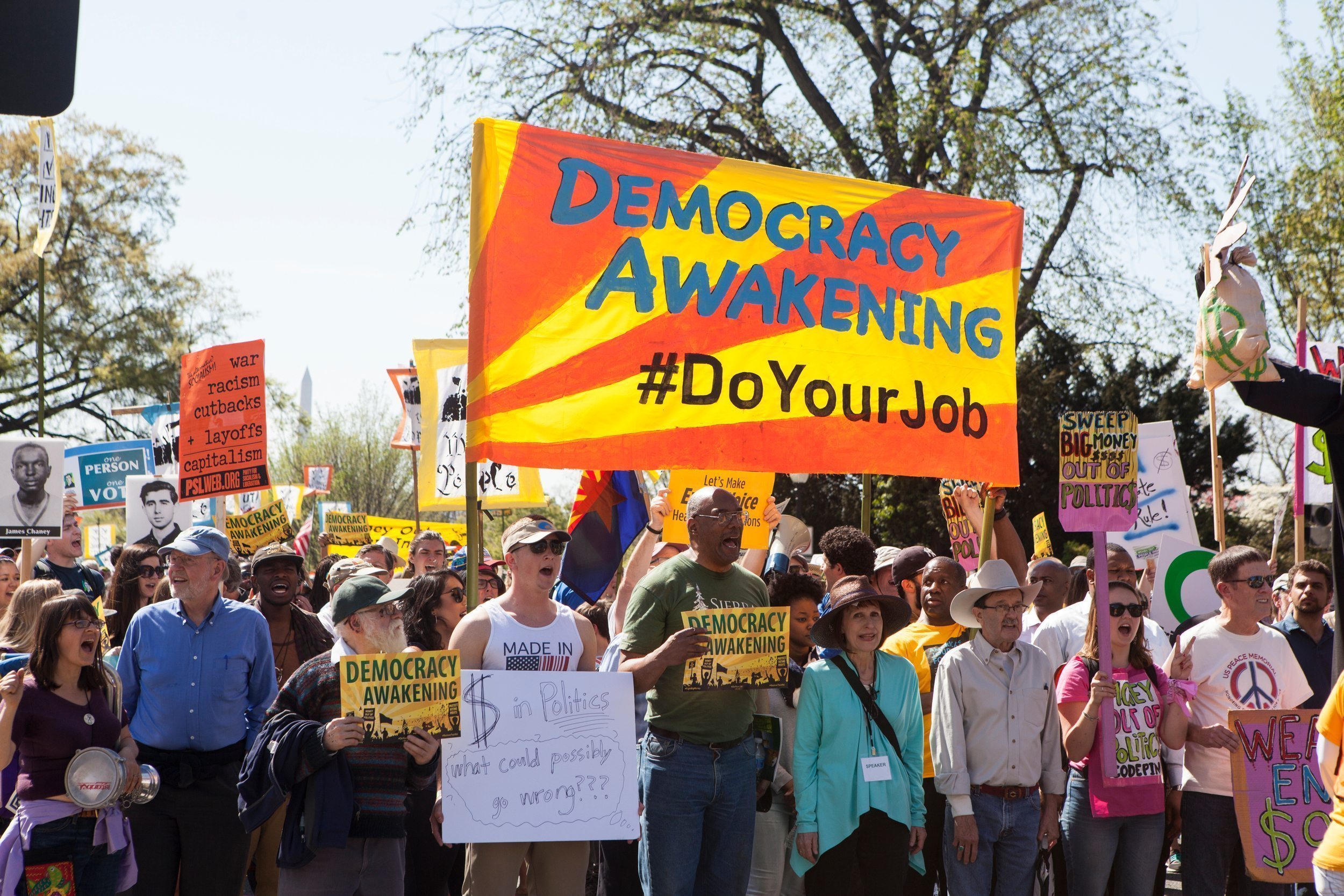 Democracy Awakening Rally in Washington D.C. Greenpeace USA