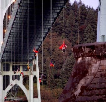 Shell Bridge Blockade Portland