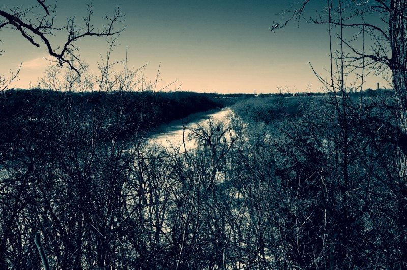 Frozen River Minnesota