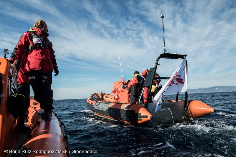 MSF and Greenpeace Launch Life Saving Operations in the Aegean Sea