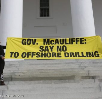 Offshore Drilling Banner in Richmond