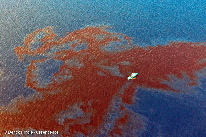 This Is What a 90,000-Gallon Oil Spill Looks Like - Greenpeace USA