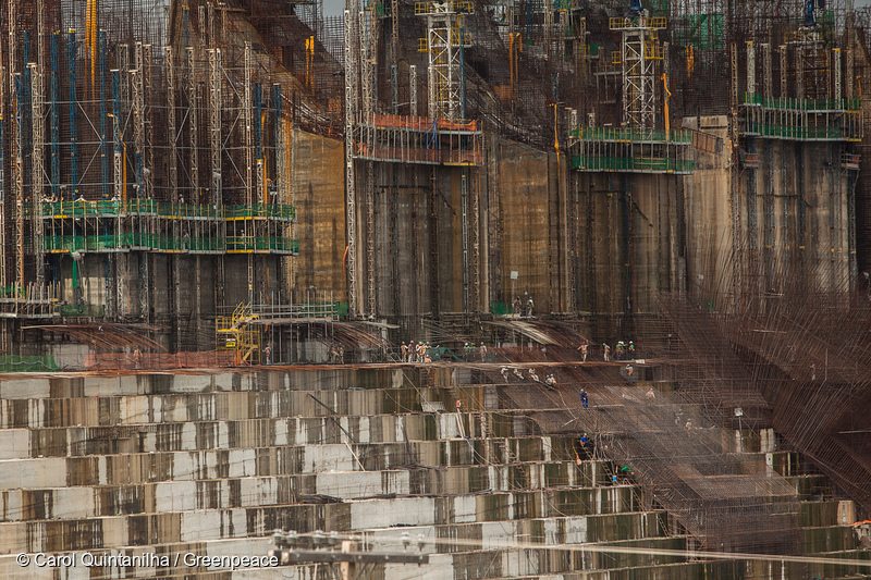 Construction of Belo Monte Dam in BrazilConstrução da Usina Hidrelétrica de Belo Monte