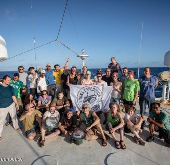 Goodbye and thank you from the crew of the Esperanza and #NotJustTuna Expedition Team.