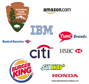 Some large clients of U.S. foodservice companies.