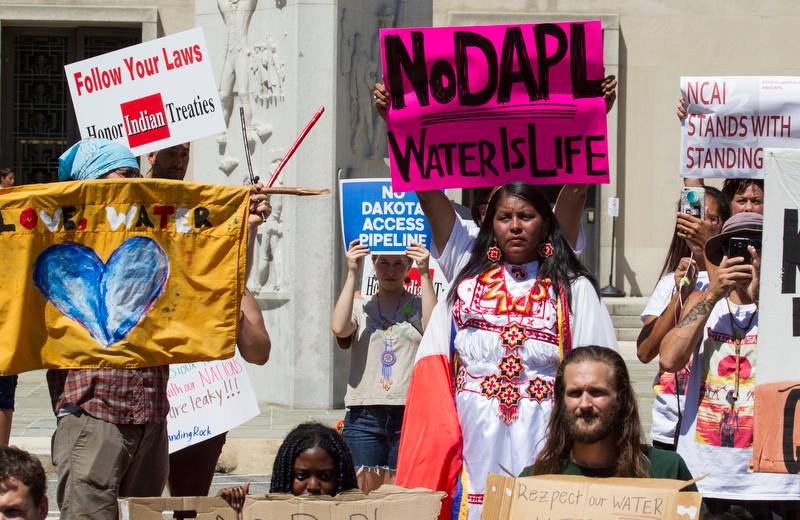Dakota Access Pipeline Protest in Washington DC