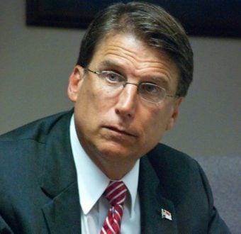 North Carolina Governor Pat McCrory