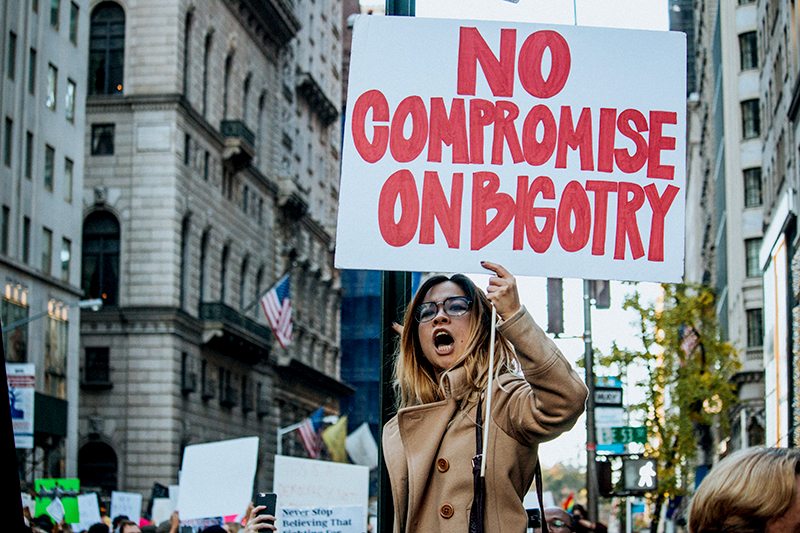 Anti-Trump rally in Manhattan