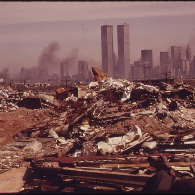 Illegal Dumping Area Off the New Jersey Turnpike, Facing Manhattan Across the Hudson River, March 1973