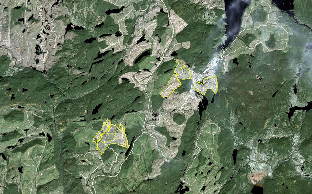 Satellite image of Bonnard location - 2016
