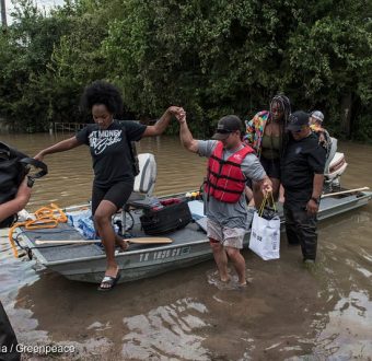 Hurricane Harvey Flooding Rescues near Katy, Texas