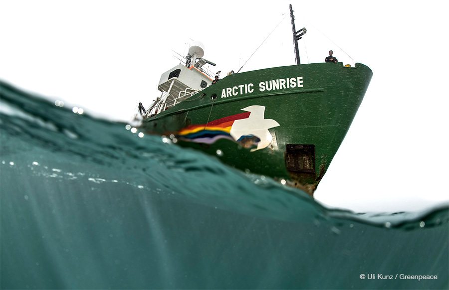 The Greenpeace Ship Arctic Sunrise