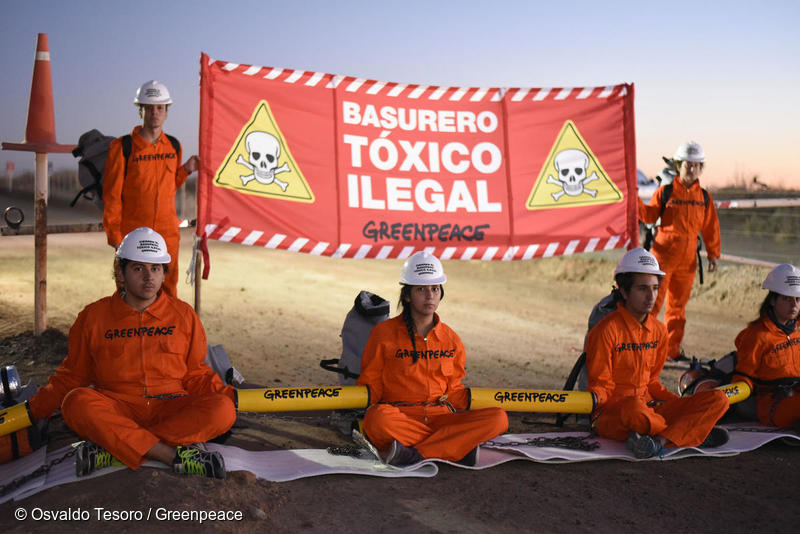 Stop Fracking Patagonia Action in Vaca Muerta, Argentina - Greenpeace USA