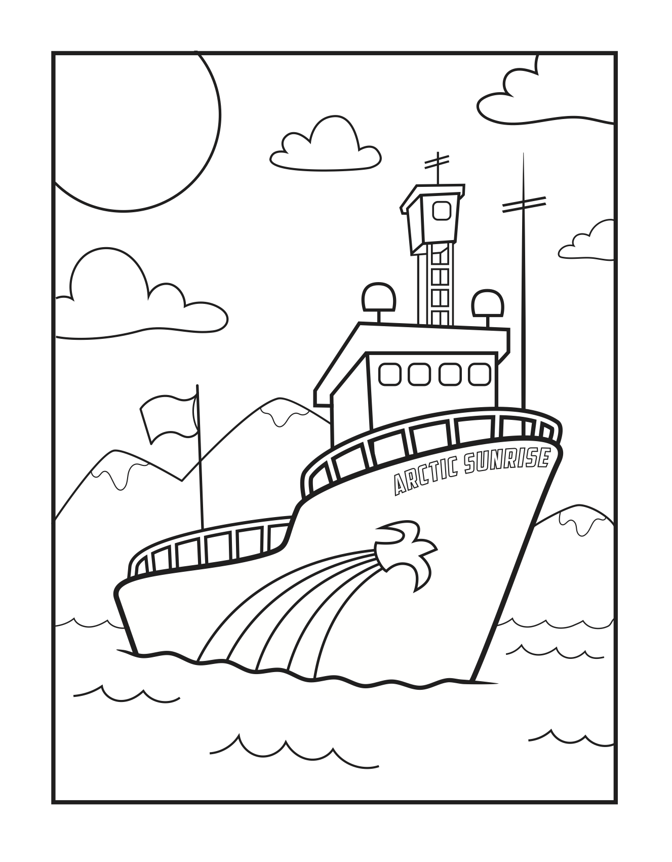 Coloring Pages For Young And Young At Heart Greenpeacers Greenpeace Usa