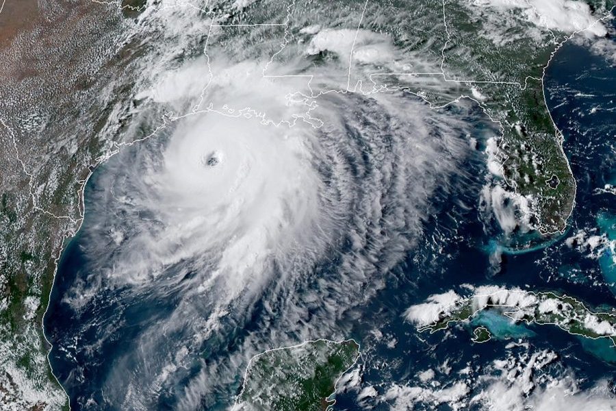 Hurricane Laura via Satellite