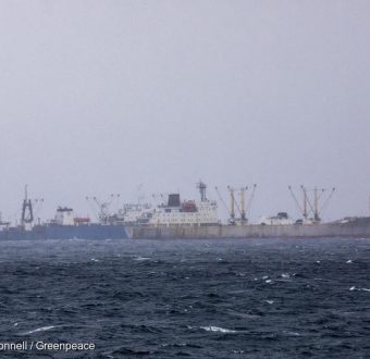 Fishing boat at sea